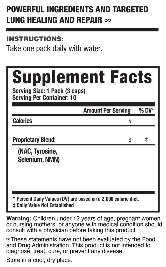 RegenRx Lung Support Forte